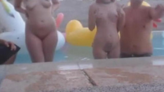 Pool Party with Naked College Babes