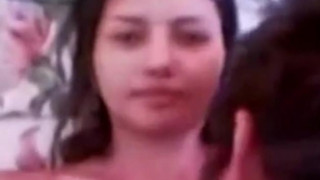 indonesian GF  recording selfie video for her boyfriend