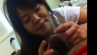 Sweet Taiwanese Cutie Sucks And Plays With Black Cock
