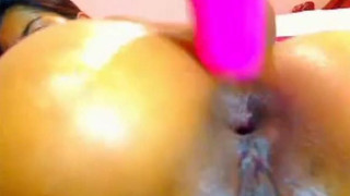 Latina Webcam: Close-up Anal &amp; Pussy Play