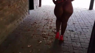 big and  fat african ass