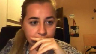 Ukranian girl showing her big boobs on Skype
