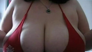Bikini huge boobs