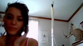 College Chick Plays With Herself For Boyfriend On Phone