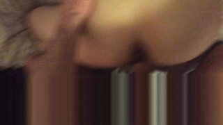 POV deep fuck from behind with cumshot over ass