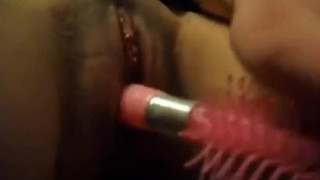 Young French Masturb whith brush