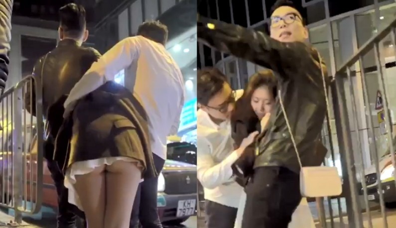 [香港] 偷拍兄弟喝醉的女友~怎麼內褲不見了?!